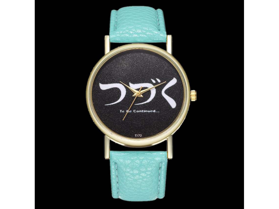 Relógio de quartzo unissex elegante e casual (verde menta)