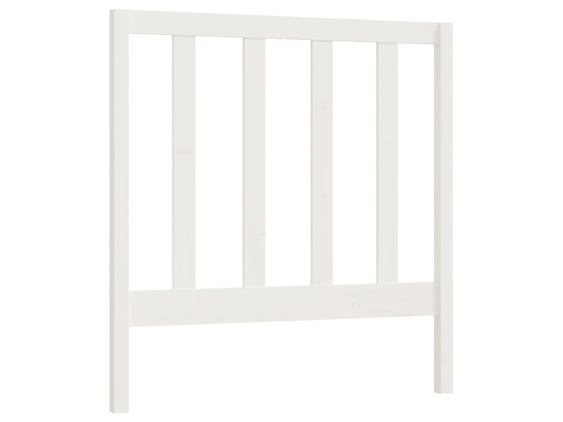Bed Headboard, Bed Headboards Vidaxl Branco Madeira De Pinho (95 X 100 Cm)