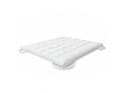 Topper | Protetor De Colchão Acolchoado Com Enchimento 500 G/mâ² | Capa De Microfibra Respirável Com Elásticos Nos Cantos |80x190 The White Stone
