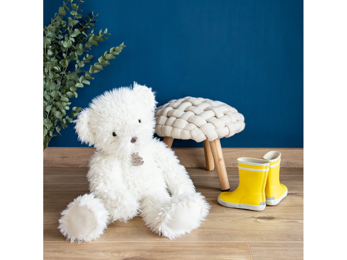 Histoire D'Ours - El Osito Blanco 75 Cm- Blanco - 75 Cm - Regalo