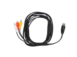 Cabo Din 8 Pinos Macho para 3 Rca | S/MARCA