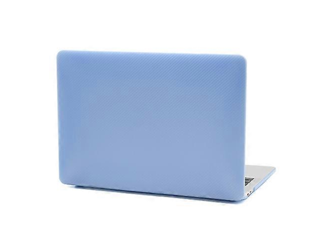 Capa Protetora De Plástico De Fibra De Carbono Para Laptop Para Macbook Air 13,3 Polegadas A1932 / A2179 / A2337 Aquaforge (azul)