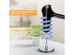 2026 soporte Estável para Secador de Cabelo de Aço Inoxidável com Base de Acrílico para Salão e Lar 06