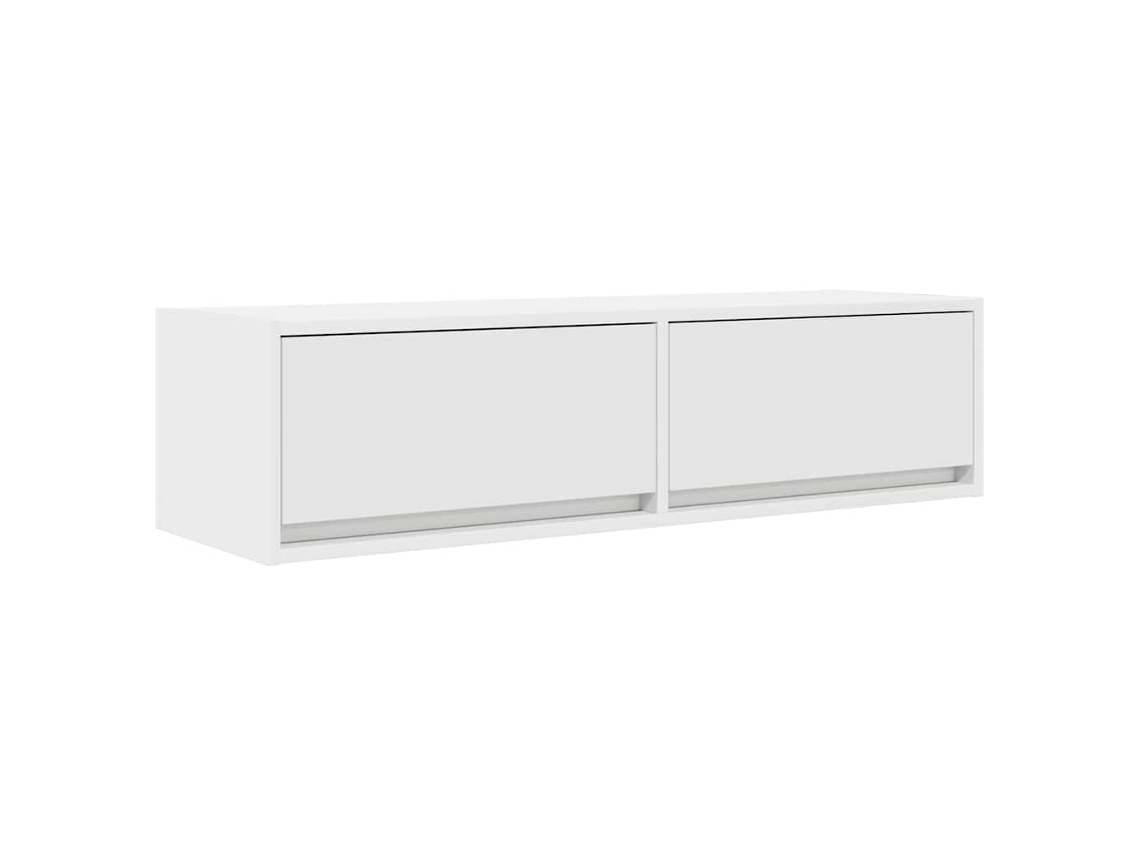 Móvel TV Branco 100x31x25,5 cm Madeira Processada MAISON EXCLUSIVE
