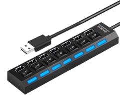 Hub Usb Para Transferência De Dados Multiportas Em Laptops