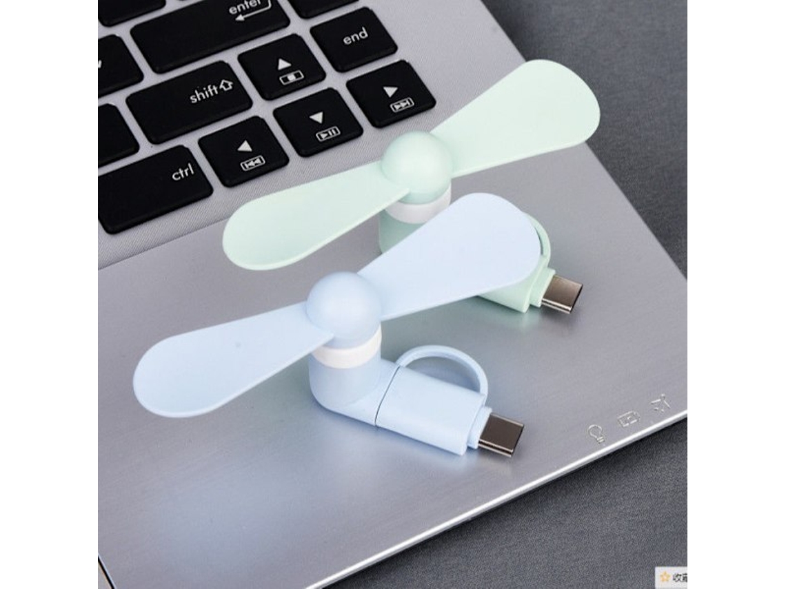 Mini Ventilador Universal Tipo C, Micro Usb, Otg, silencioso