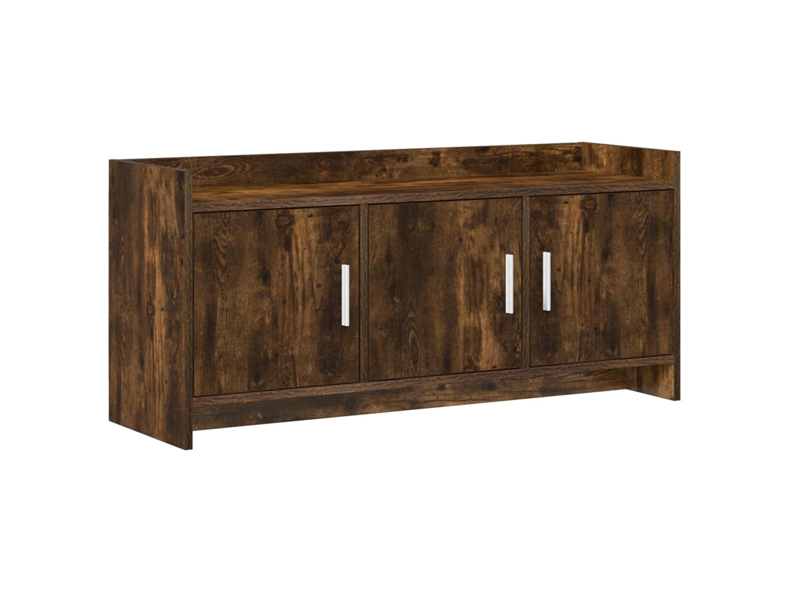 Vidaxl Gabinete para Tv 102 X 33 X 47 Cm Carvalho Fumado