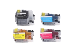 4 Cartuchos De Tinta Compatíveis Bk C M Y Para Impressora Inkjet Lc3219
