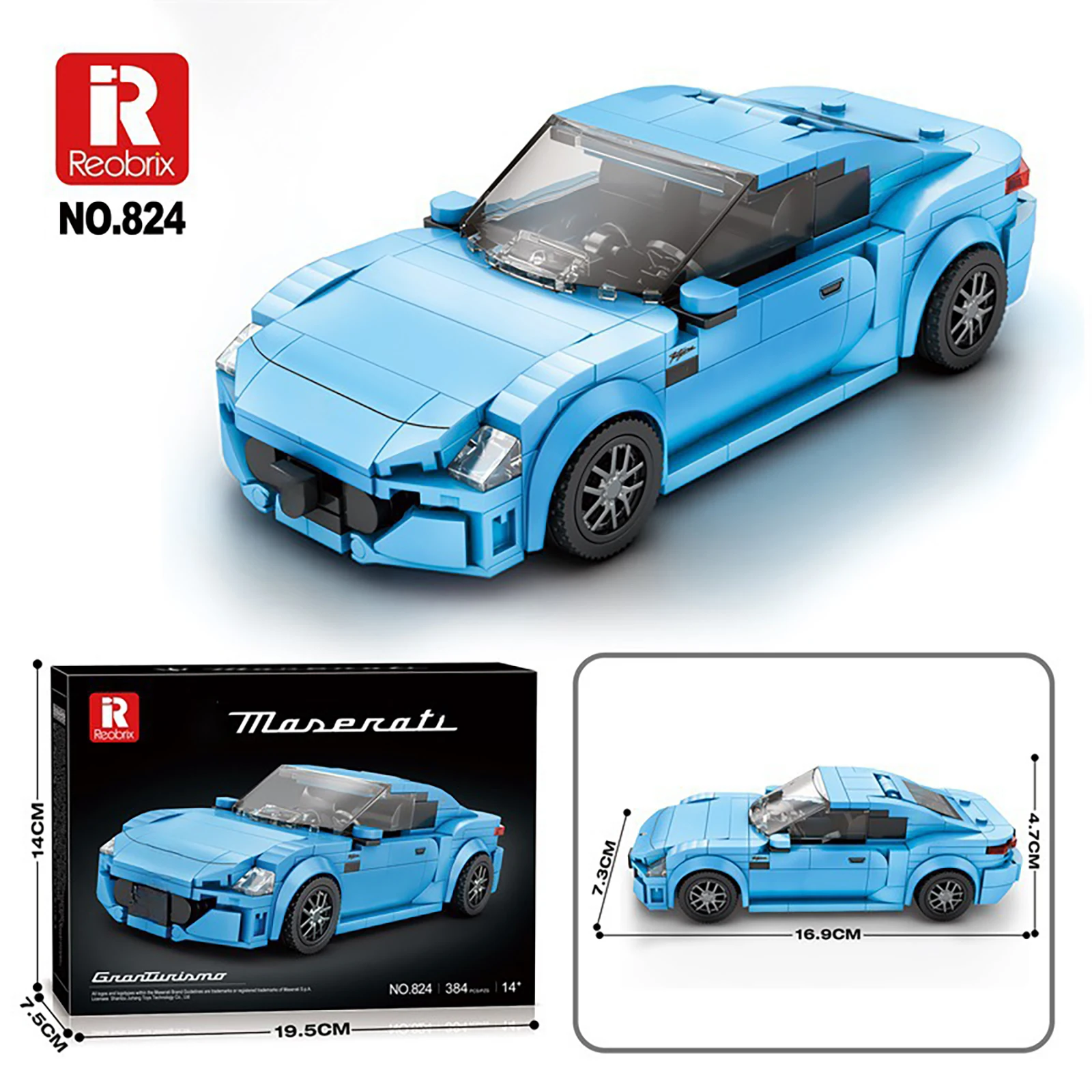 Moc City Technology Carro De Corrida Bloco De Montar Faça Você Mesmo