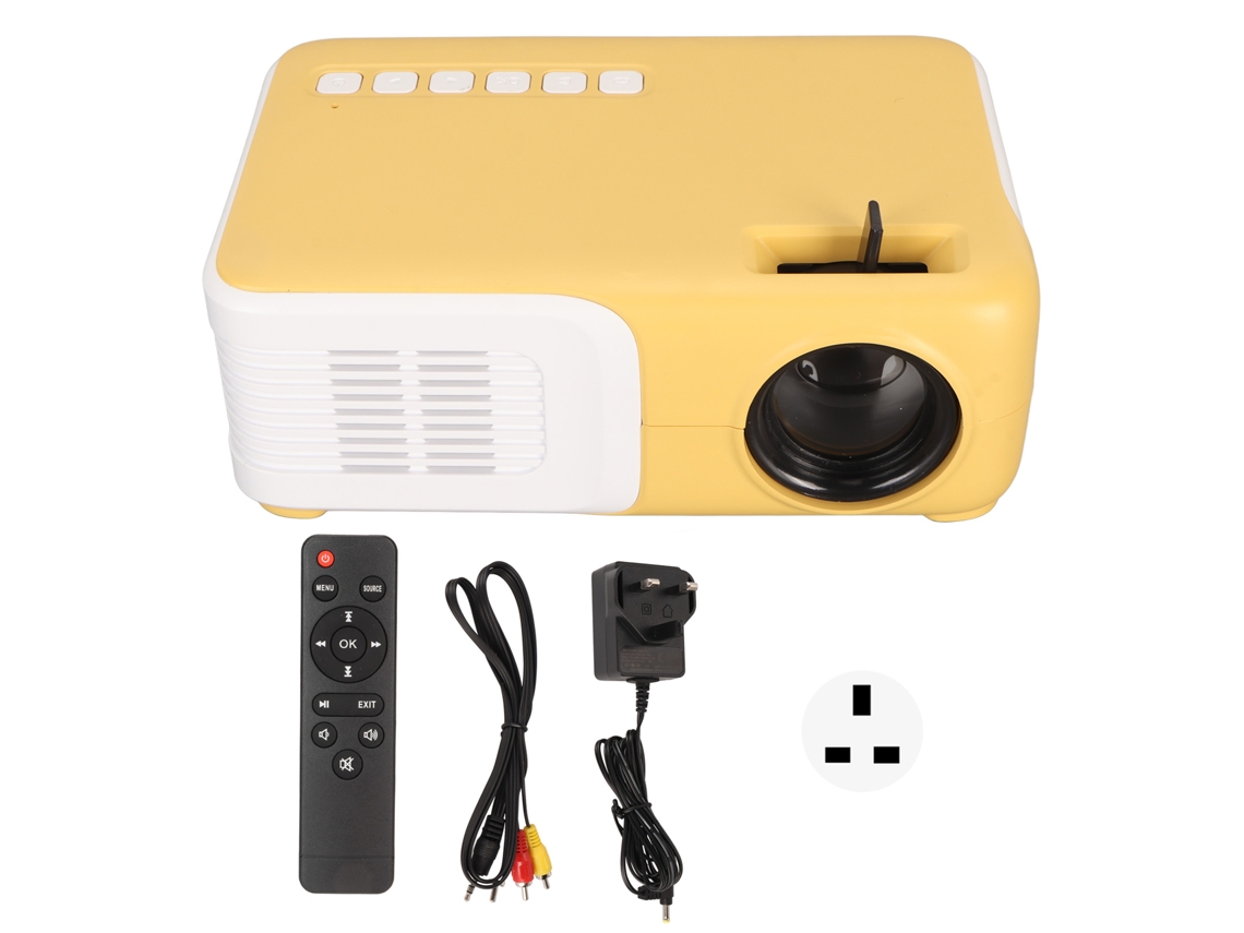 Projetor Mini Led EOOCOO (resolução 1080p, Conexão Wifi)