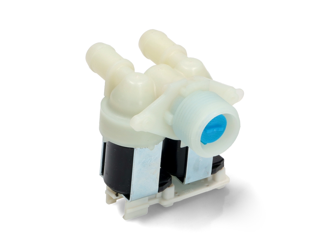 Válvula de Entrada 2 Vias 180° Whp 480111100199 para Máquina de Lavar Roupa Val021wh BITRON