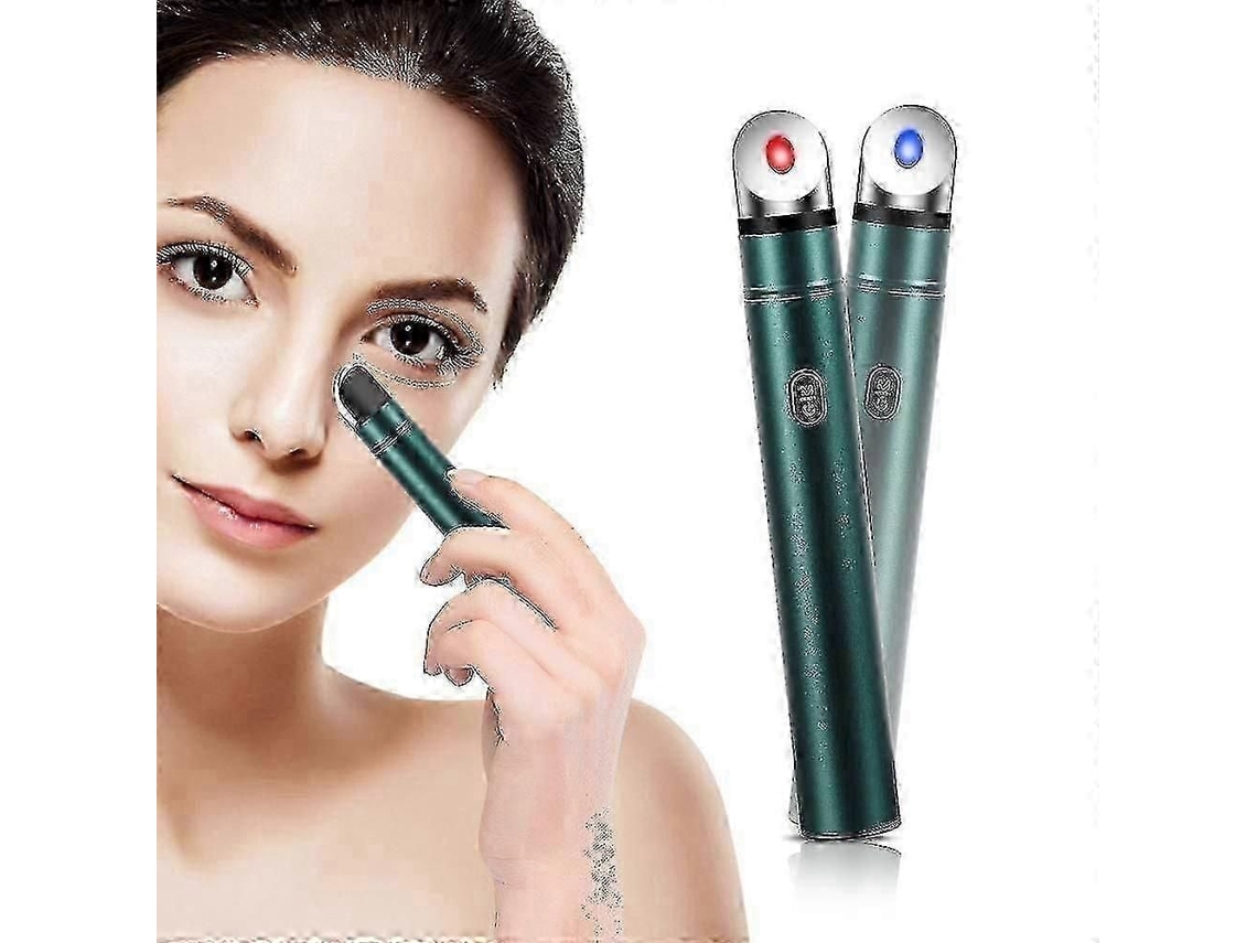 Massageador Ocular Quente e Frio 25 26, Varinha Massageadora Facial para Olhos com 42 Pontos de Aquecimento GOKOCO