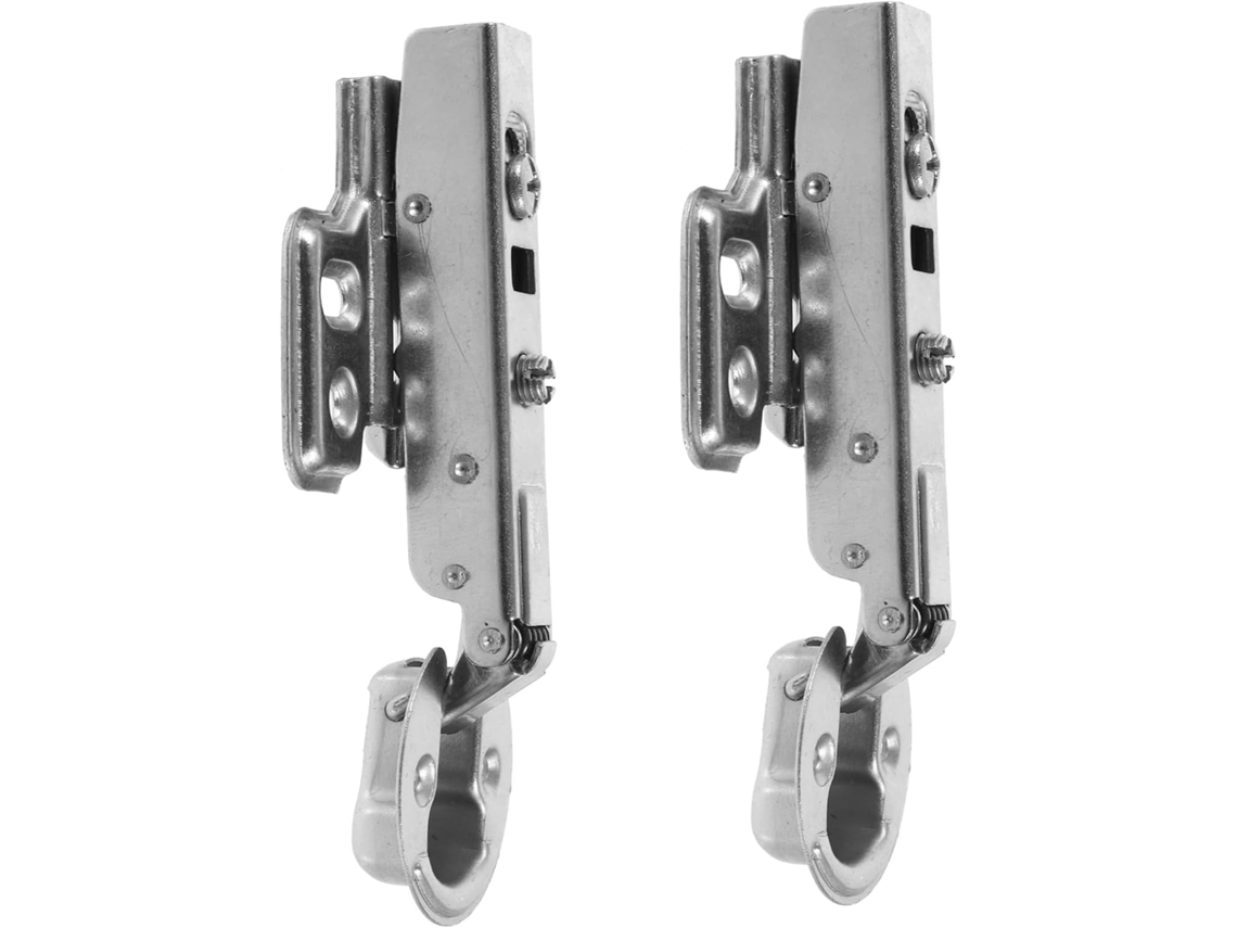 2 Dobradiças De Aço Inoxidável Para Portas Armários, Reforçadas, Com
