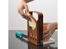 Cortador de Pão Torrado, Guia de Corte para Torradas, Dobrável e Ajustável DUREFORWARD