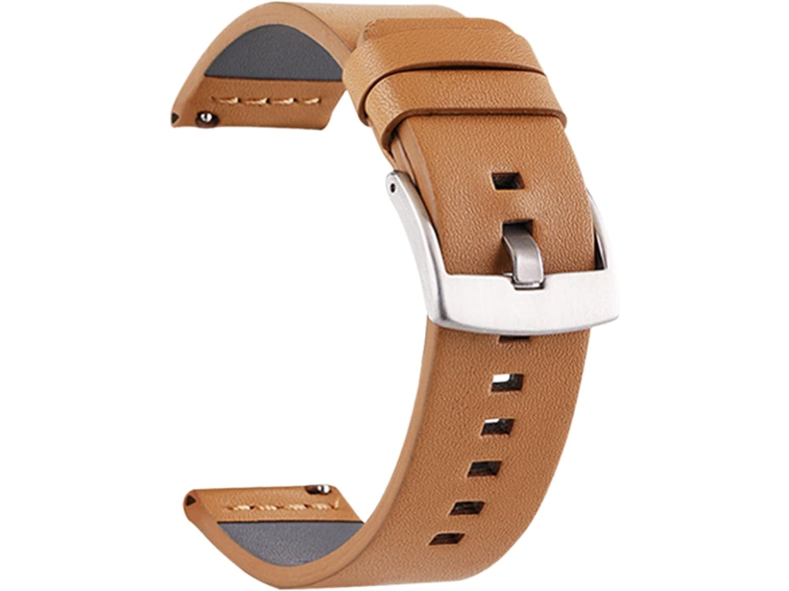 Pulseira de couro de 24 Mm de alta qualidade resistente à água com fivela de aço inoxidável durável | S/MARCA