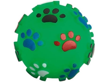 Bola para Cães  Com Patinhas (10 cm - Vinil)