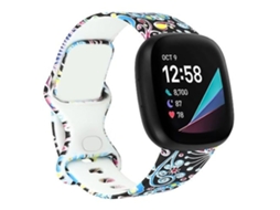 Pulseira E Botões, Compatível Com Fitbit Versa 3
