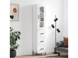 Armario alto 34,5x34x180 cm Madera procesada Blanco