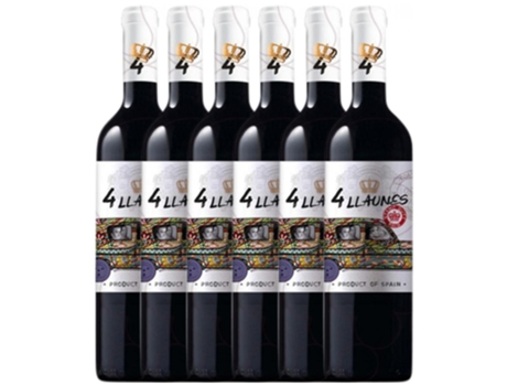 Vinho FAMILY OWNED Family Owned 4 Llaunes Monastrell Joven (0.75 L - 6 unidades)