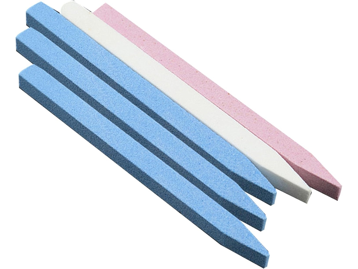 Conjunto de 5 pedras naturais para unhas, ferramentas de manicure, Lixa
