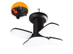 Luz De Acampamento Led 4500mah Usb Recarregável Luz Solar 6 Modos De Iluminação 360° Sos Luz De Acampamento Dobrável Ipx5 Caminhad Aquaforge