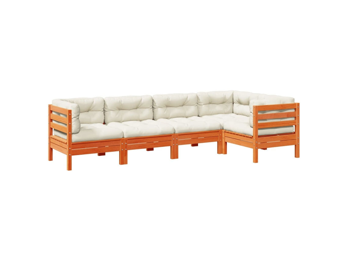 Garden Sofa Set, Garden Sofa Sets Vidaxl Marrom Madeira De Pinho (n/a)