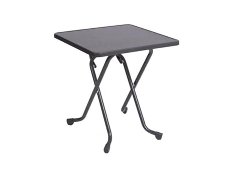 Mesa dobrável 70x70 cm Antracite/cinza Eredu