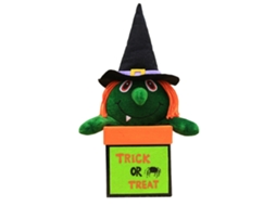 Caixa De Chocolate Tela Papel Cute Halloween Bruxa