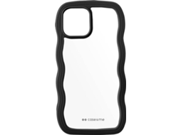 Capa SBS Wavy iPhone 14 (Transparente/Preto)