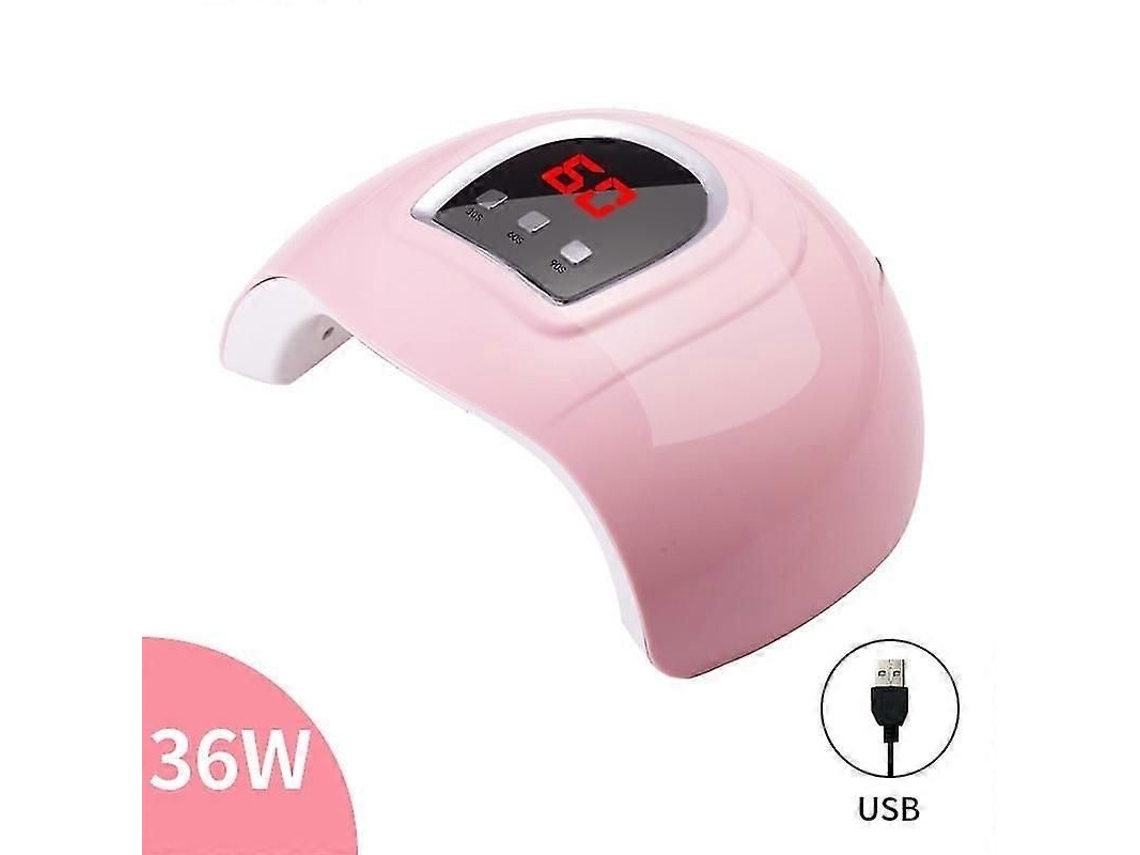 Lâmpada Uv/led Para Unhas, 110 W, Para Gel E Manicure, Elysve