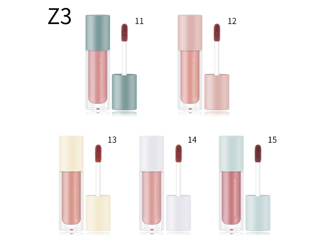 Gloss Labial Fosco De Longa Duração Impermeável Suave Lápis Labial Líquido Maquiagem Cosmética 5pcs Z3