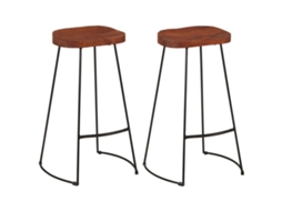 Bar Stool, Bar Stools Vidaxl Marrom Teca (45 X 40 X 78 Cm)