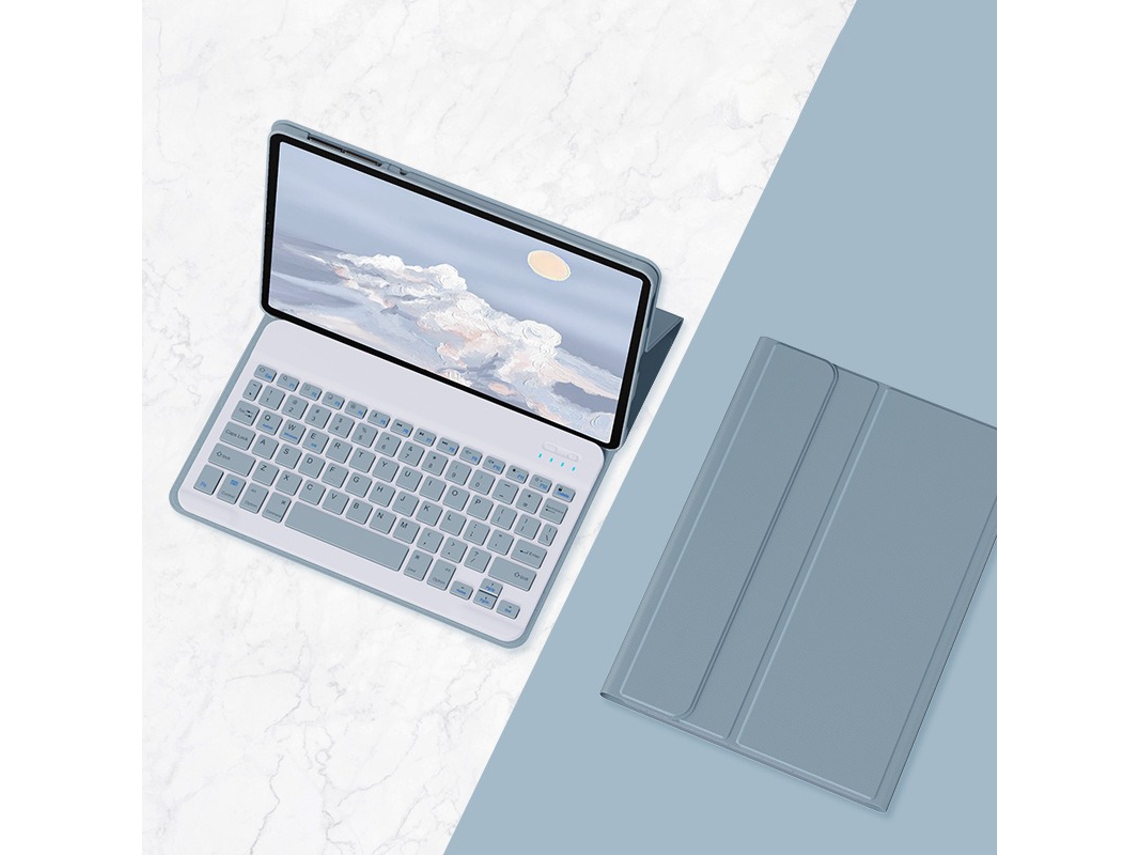 Capa Teclado Para Lenovo Xiaoxin Pad 11 (2024) Polegadas ,com Teclado Bluetooth (azul) Cuich