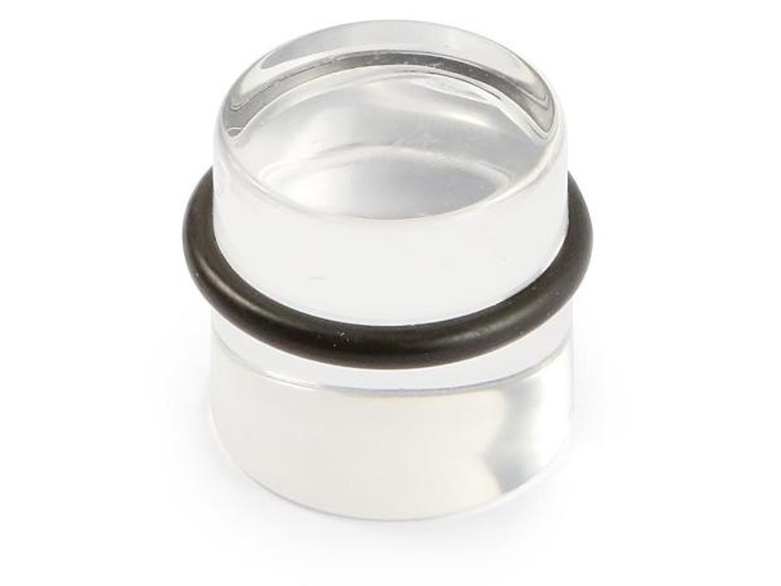 Batente Cilíndrico Adesivo para Porta Brinox - Transparente