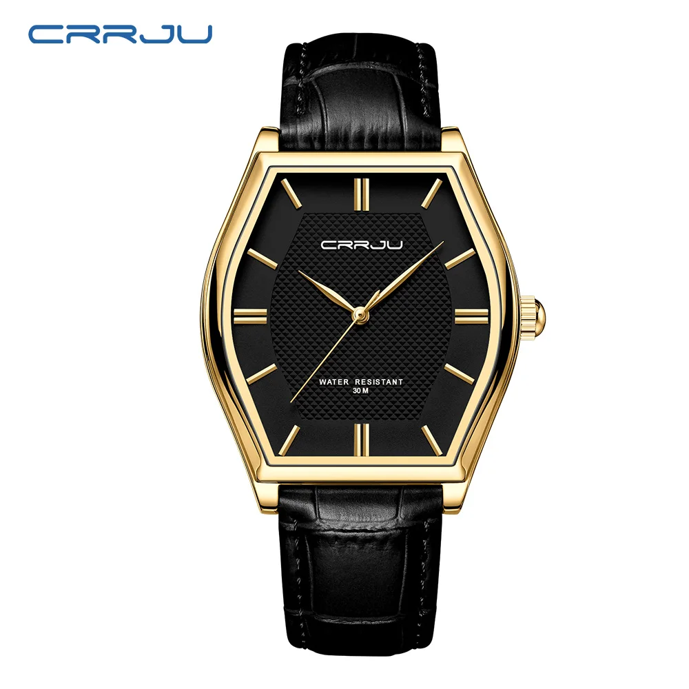 Relógio NEGÓCIOS MDUG com pulseira de malha de aço ultrafina, resistente à água (dourado e Preto)