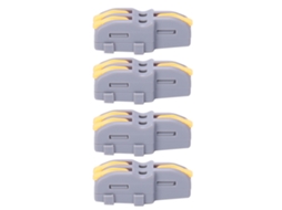 Conector De Fios Tipo T De Pressão, 20 Peças, 1 Entrada 2 Saídas, Splf12a (amarelo)