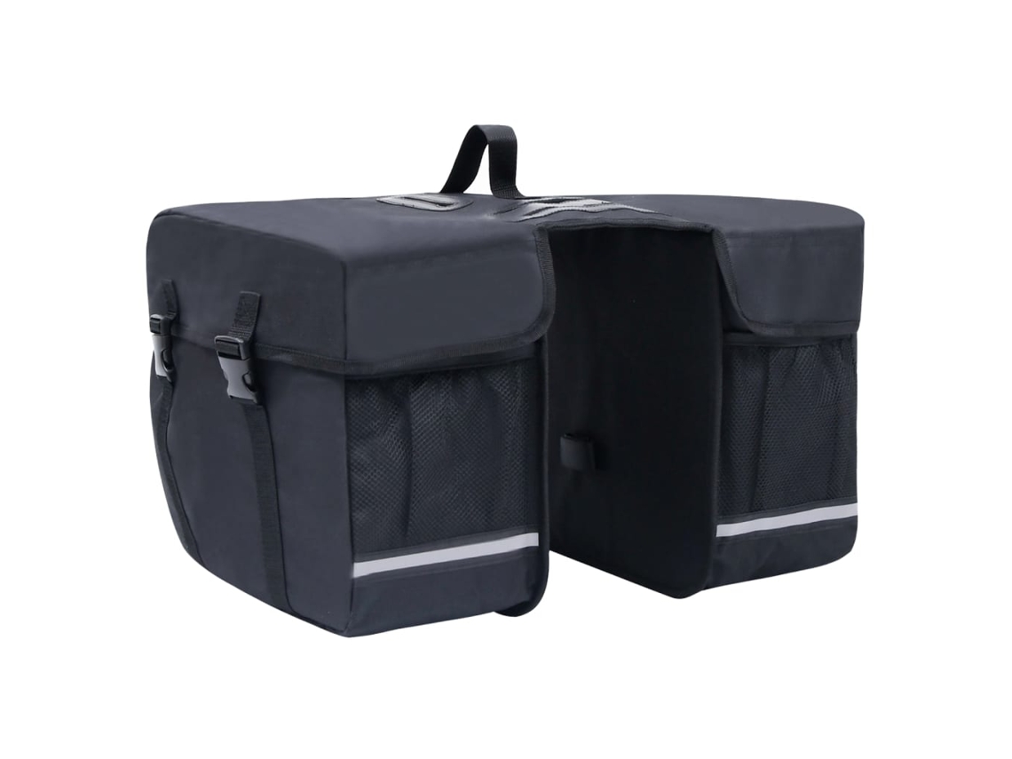 Vidaxl Alforge Duplo Para Bicicleta Impermeável 35 L Preto