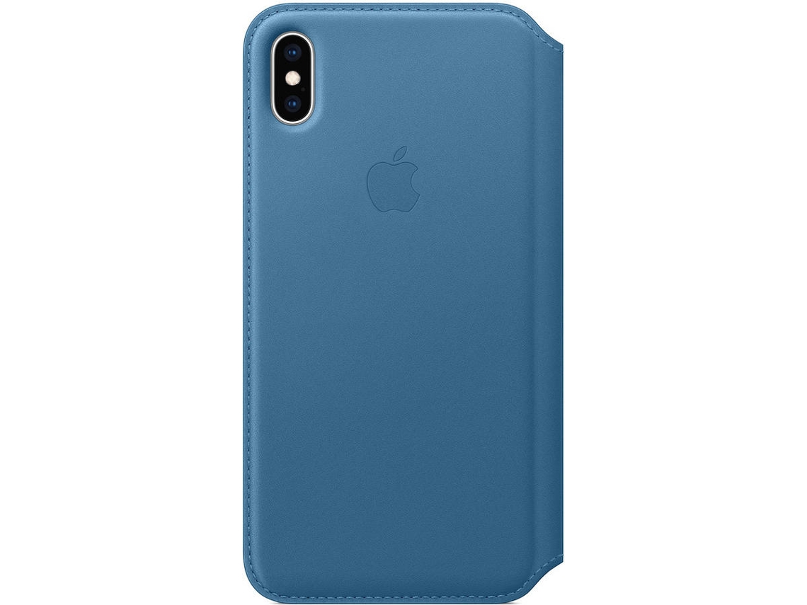 Capa APPLE iPhone XS Max Folio leather Azul
