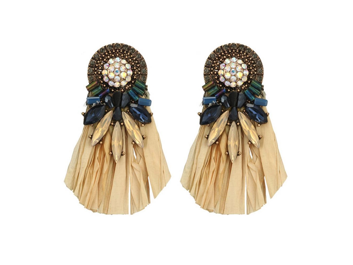 Ouvidos Moda Feminina Estilo Étnico Retro Pingentes Corda Coloridos