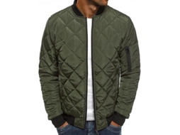 2026 chaqueta de Hombre Acolchada Con Relleno, Bomber Jacket, Abrigo de Exterior, Poliéster, Estilo Casual Y Deportivo