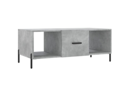 Mesa de Centro Madeira Processada Cinza Cimento MAISON EXCLUSIVE (102x50x40 cm)