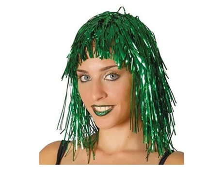 Peluca Verde Brillante Lumalina Para Disfraz De Carnavales O Halloween 4143 Guircap19