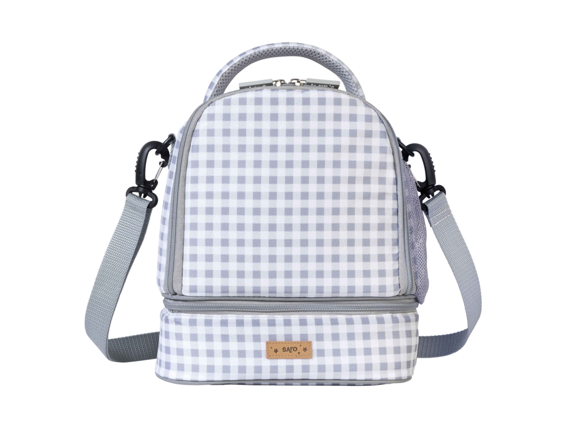 Bolsa Térmica Cinza Vichy SARO