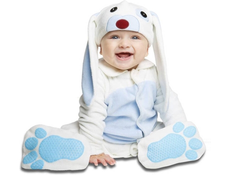 Fantasia para Bebés Coelho Azul - 0-6 Meses
