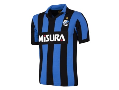 Camisa Retro de Homem para Futebol COPA Fc Internazionale Acrílico Azul (XS)