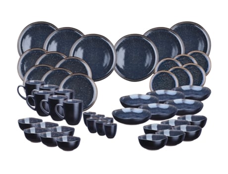 Conjunto Completo Iris 48 Peças Azul Noite Bjorn