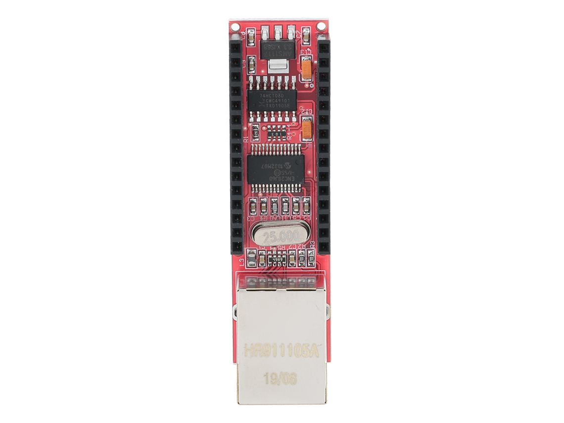 Aetheria placa de Rede Escudo Ethernet Enc28j60 V1.0 para Arduino Nano com Chip Profissional e Blindagem