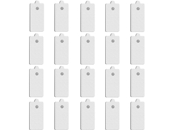 Elétrodos Adesivos CHRUI 20pcs 5x13cm Snap para Tens (branco)