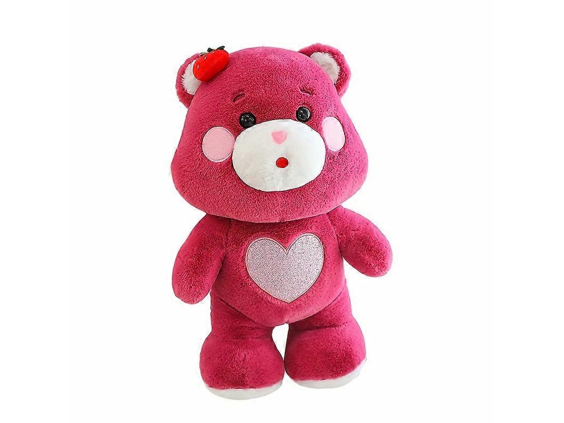 Urso De Pelúcia Rosa Com Morango, Macio, Para Presentes E Decoração