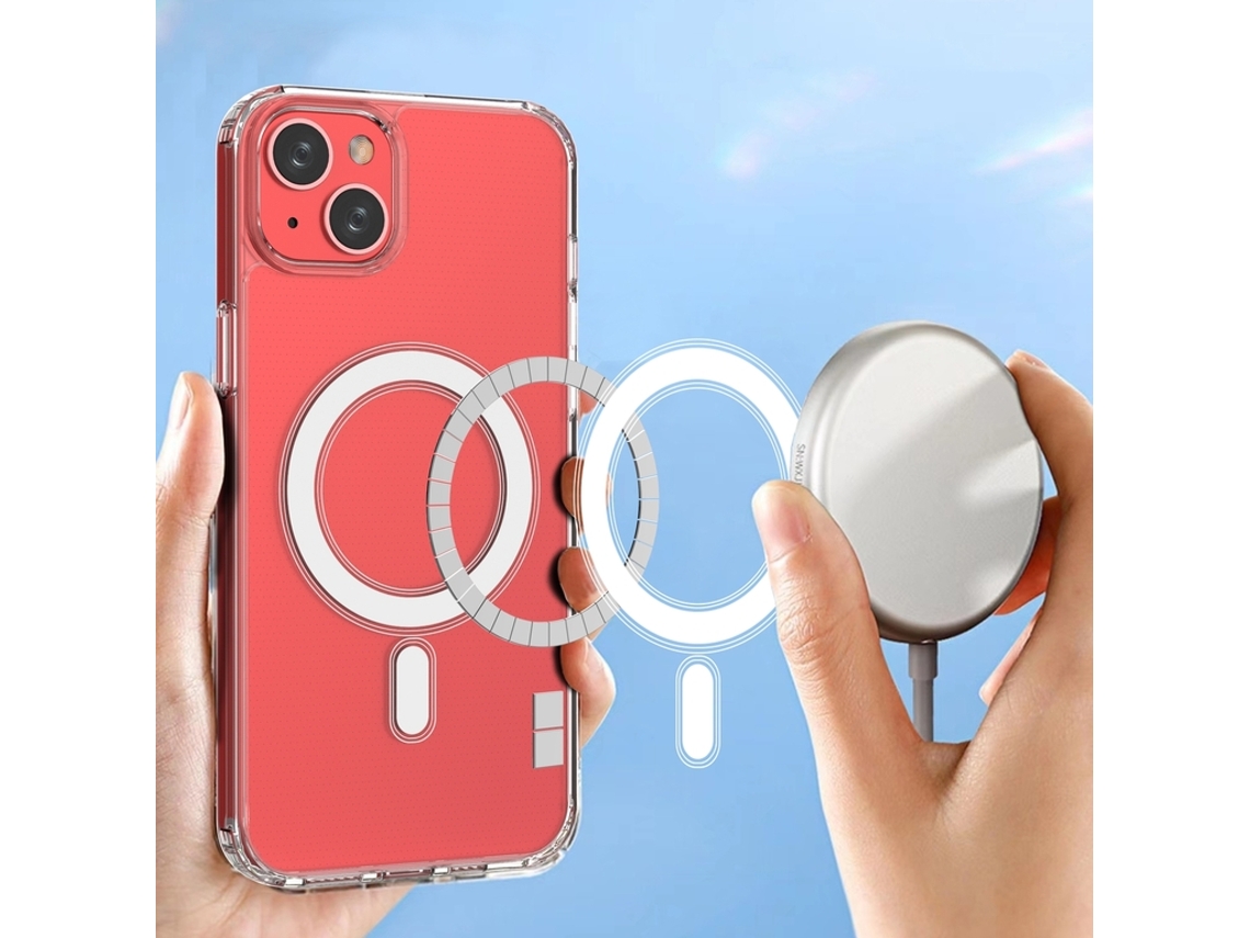 Capa Magsafe para iPhone 15 Plus GENERIC Magnética Transparente